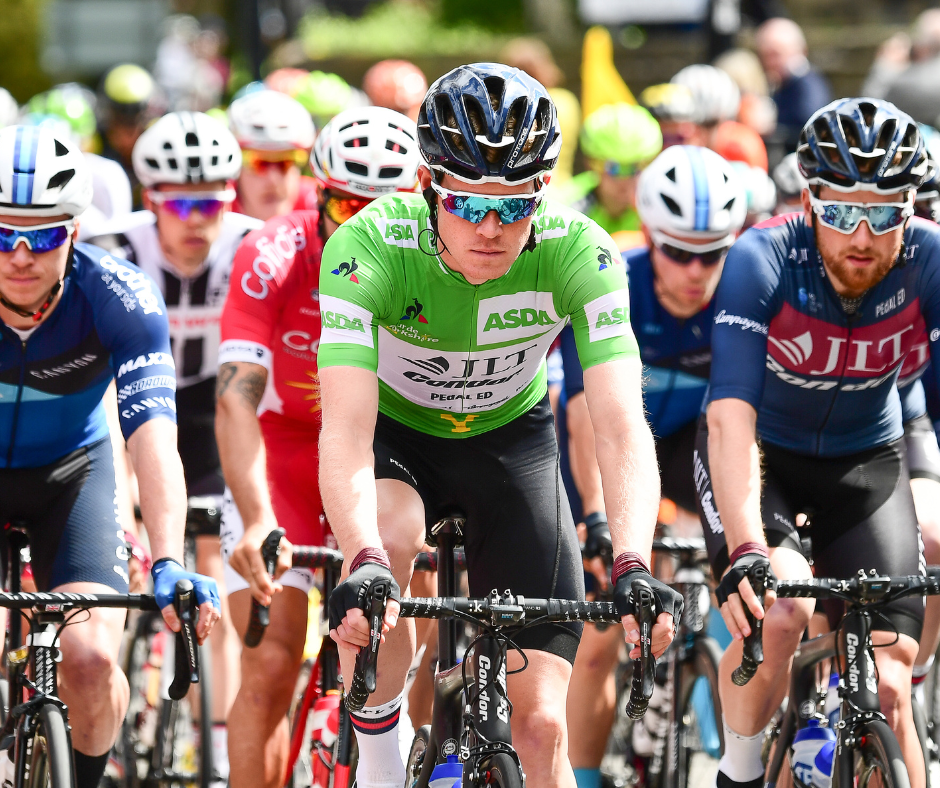 Ali Slater at the Tour of Yorkshire.